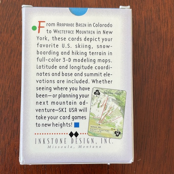 Ski themed bundle- book & playing cards - Picture 7 of 8